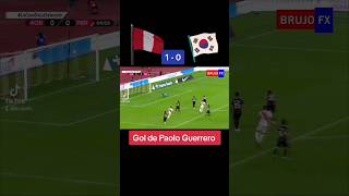 Gol de Paolo Guerrero a Corea del sur Perú 1-0 Corea del sur Son Amistoso Internacional 2023