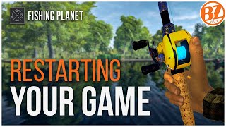 4 OPTIONS - for when you want to RESTART your Fishing Planet game! screenshot 4