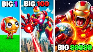 Smallest To BIGGEST IRON MAN In GTA 5!