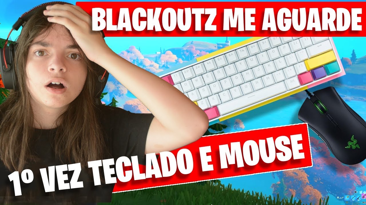 Jogando FORTNITE com TECLADO e MOUSE pela PRIMEIRA VEZ!! - YouTube