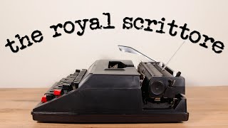 a $13 typewriter from 2012.......(the Royal Scrittore)