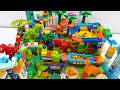 Epic LEGO DUPLO Marble Showdown: Ultimate Dino Park Arena Race Battle! 🦕