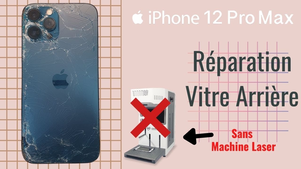 Reparation apple iphone vitre arrière