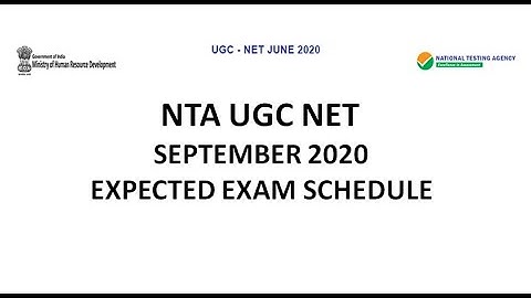 NTA UGC NET SEP 2020 | EXPECTED Subject Wise Schedule as per DEC 2019 Schedule