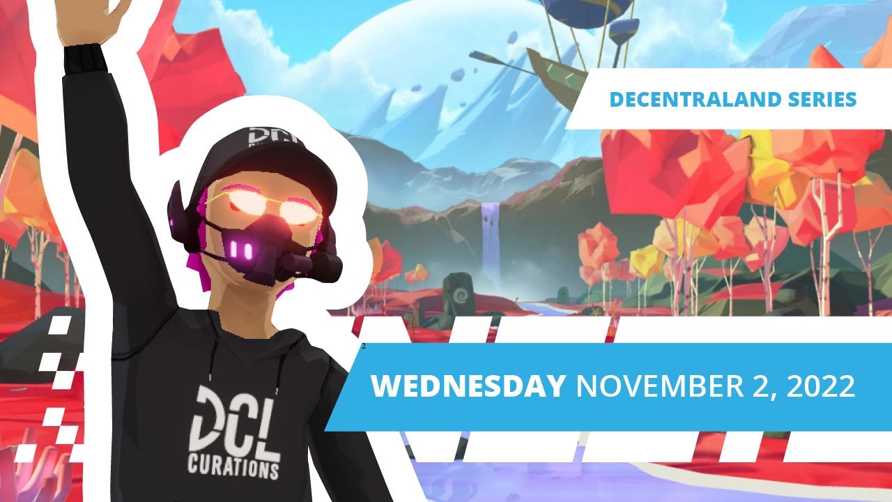 Checking out spooky Decentraland Halloween events - Exploring Decentraland with DCLcurations & Oscom