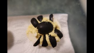 Celebrity Halloween Spider Deviled  Eggs Wealth