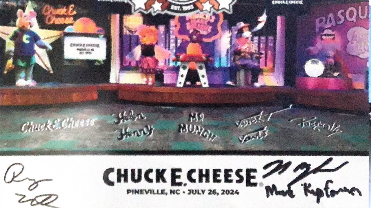 Chuck E Cheese Pineville, NC Grand Re-opening 