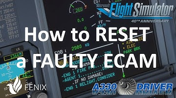 When the ECAM goes FALSE POSITIVE - What you CAN DO to RESET false Warnings | Real Airbus Pilot
