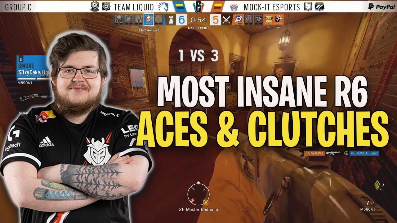 The MOST Insane ACES in Rainbow Six Siege History - YouTube