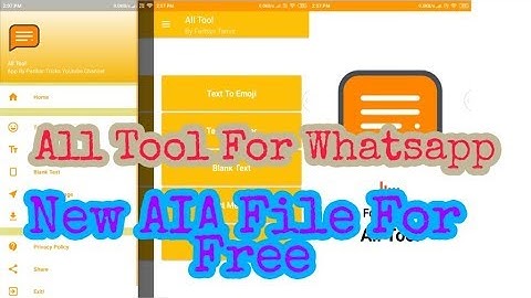All Toll For Whatapp AIA File For Free Koduler AIA!!! Tech By Tanvir