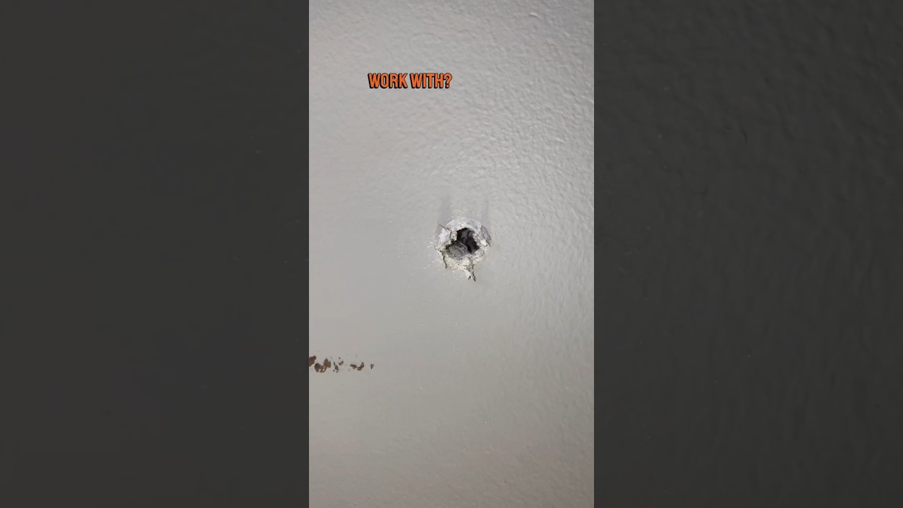 Fixing Massive Holes In Your Drywall! #handyman