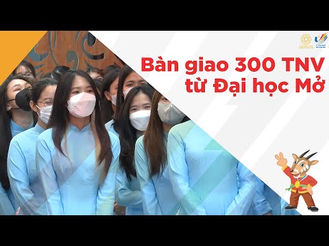 Video Trường ĐH Mở Hà Nội bàn giao hơn 300 tình nguyện viên... - youtube