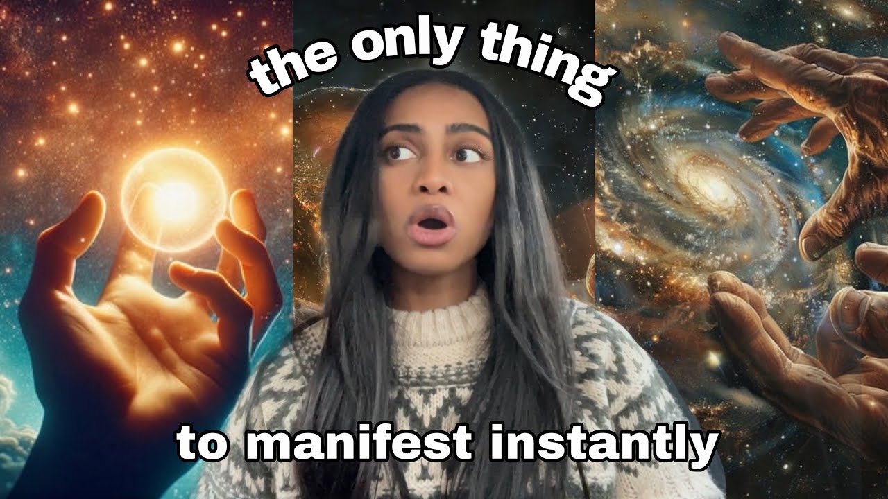 the ONLY THING you need to do to manifest instantly. — Transcript