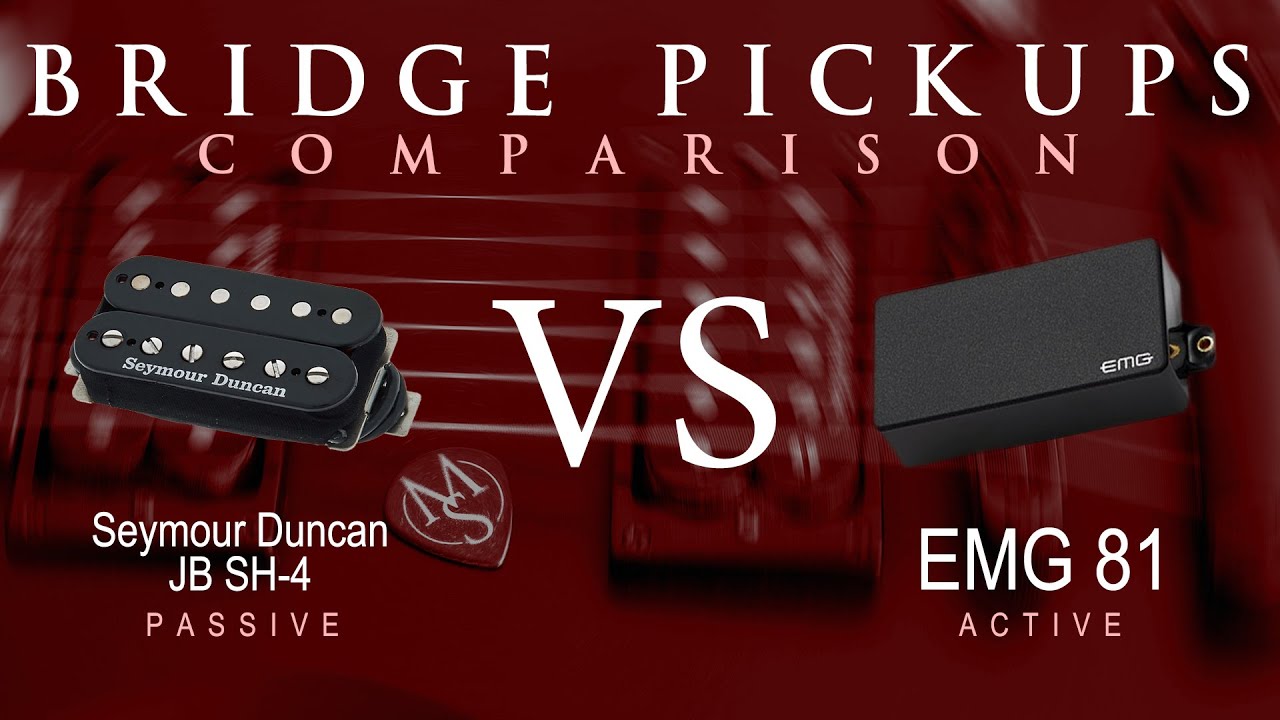 Seymour Duncan JB SH-4 vs EMG 81 - Bridge Pickup Guitar Tone Comparison Demo