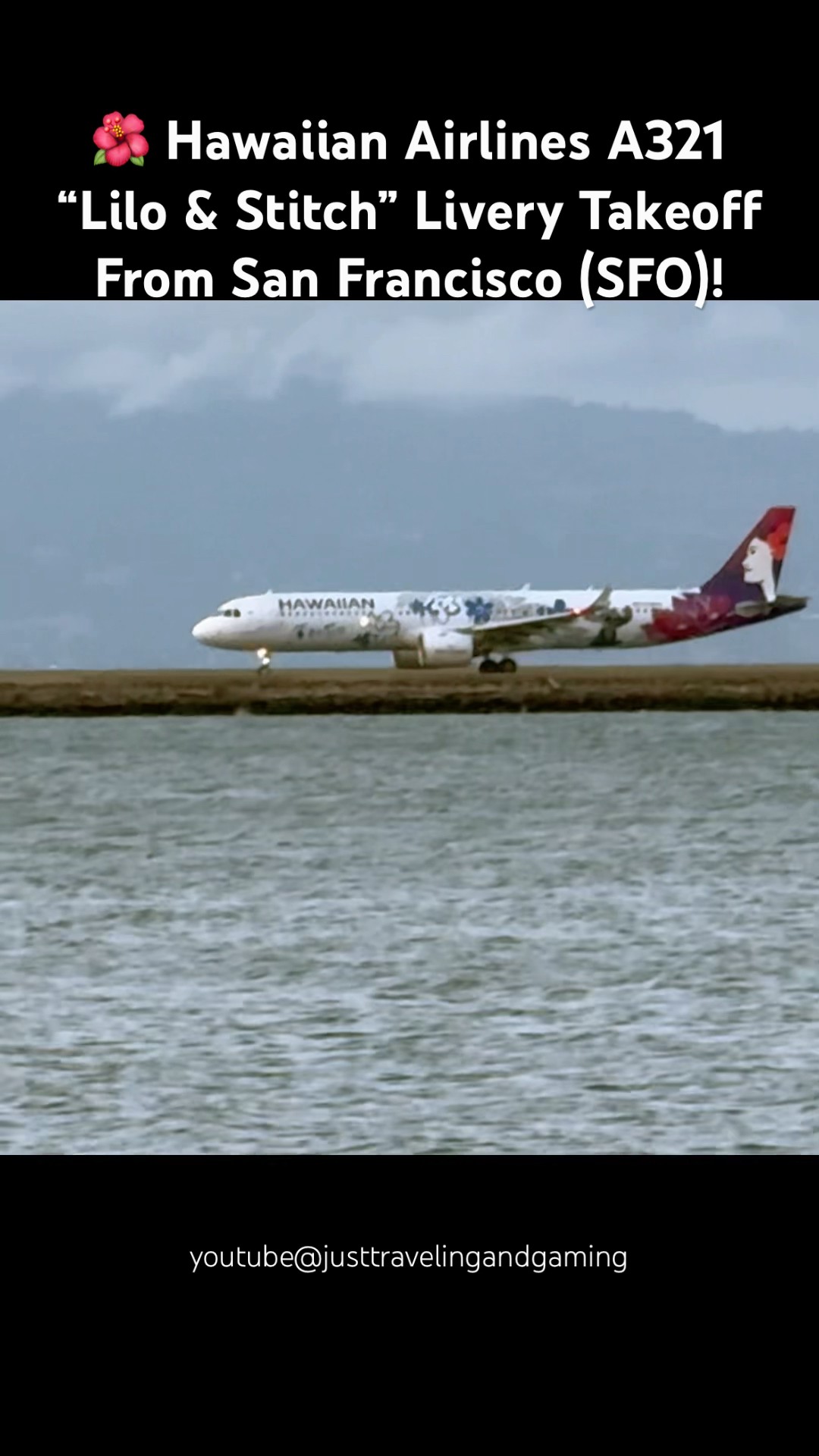 🌺Lilo & Stitch Livery - Hawaiian Airlines Airbus A321 Takeoff