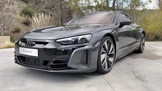 2022 Audi RS e-tron GT Walkaround (No Talking)(ASMR)