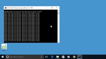 ipDTL Ping Test on Windows