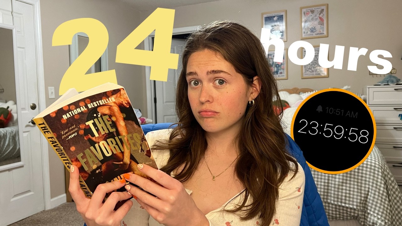 24 hour readathon challenge!! | how much can I read in 24 hours? - YouTube