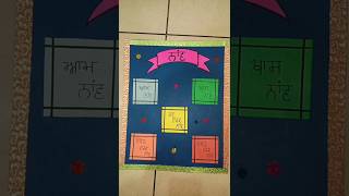 Noun chart in Punjabi language easy #stepcraft #for kids #art #viral #easy #step##