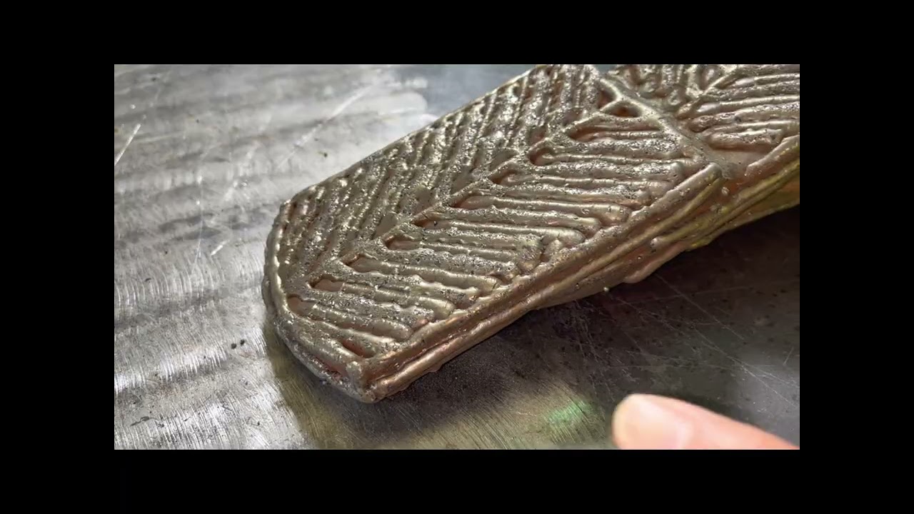 サタナス　作業日誌　2026.2.14　　先金の硬化肉盛り（ミックス加工）