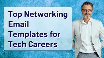 Top Networking Email Templates for Tech Careers