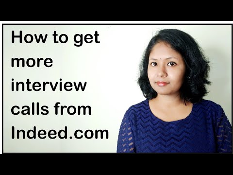 How to get more interview calls from Indeed.com | #indeedjobs