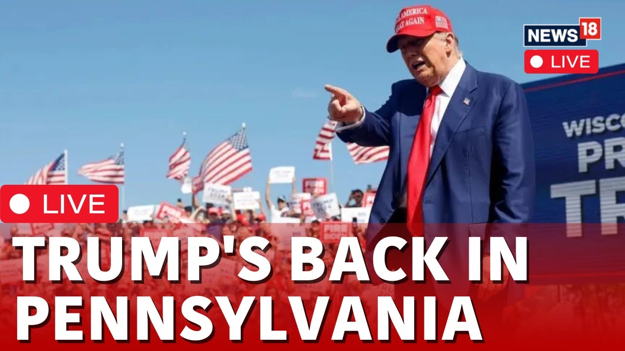 Trump Speech LIVE | Trump Holds Campaign Rally In Pennsylvania | Trump ...