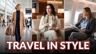 What Elegant Women Actually Wear to the Airport