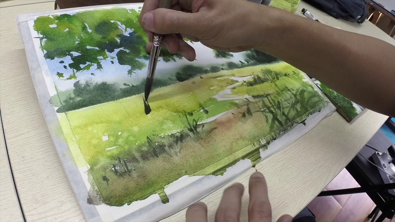Marvin's Atelier - Landscape Painting in Watercolour by Marvin Chew