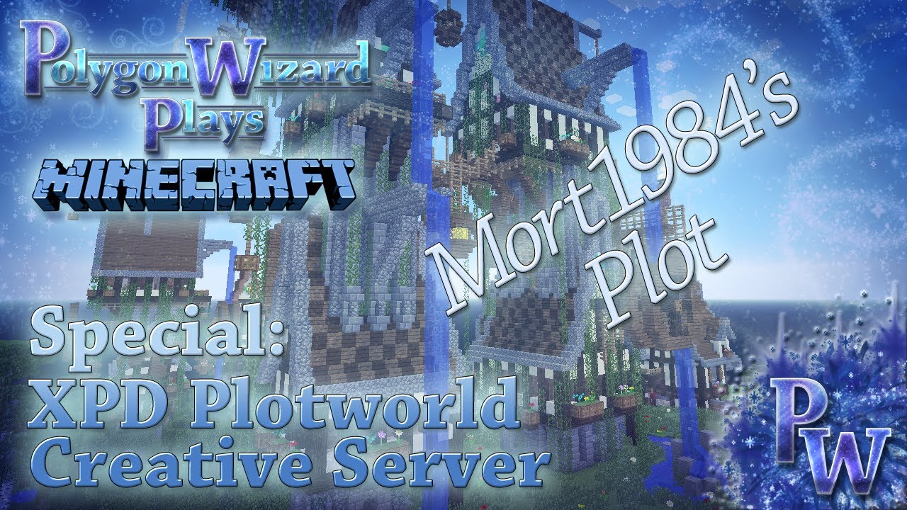 Minecraft - XPD Plotworld Server - Mort1984's Plot - YouTube