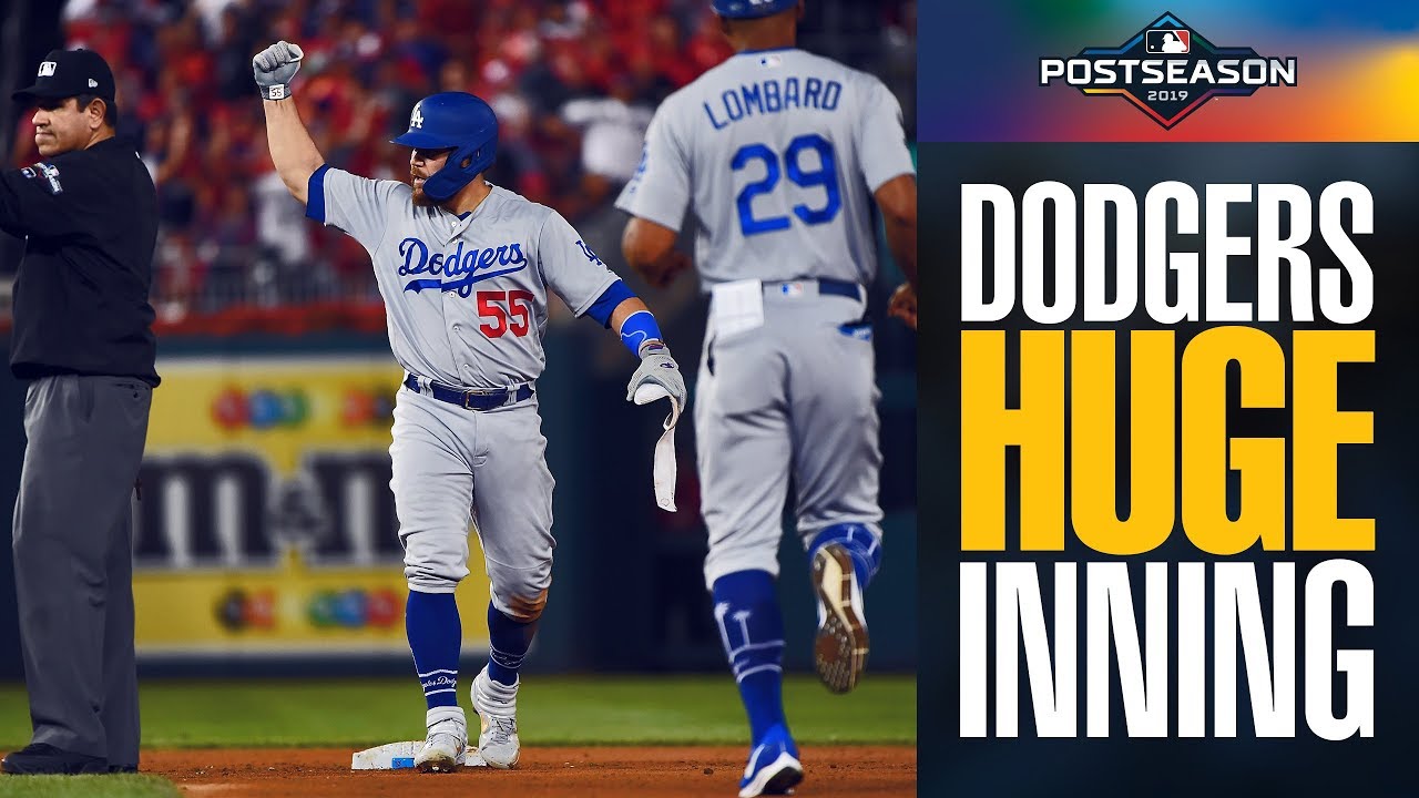 Dodgers break out in sixth inning, beat Padres in NLDS opener