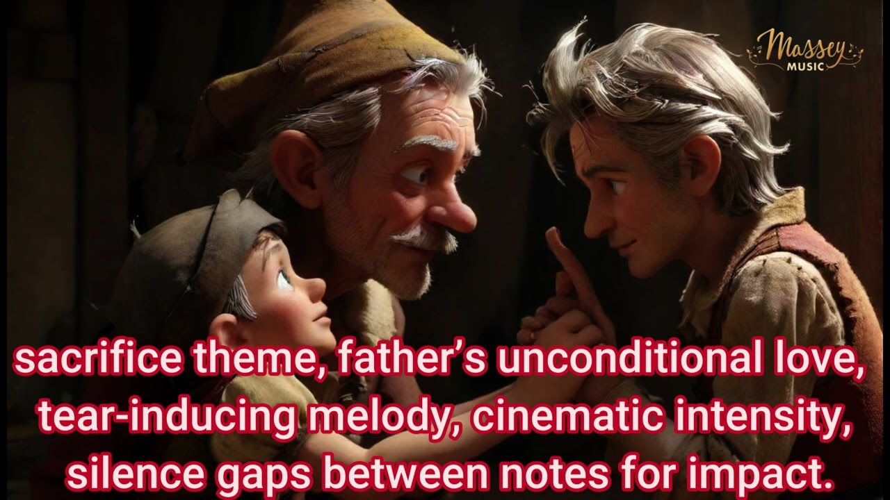 When Love Becomes Sacrifice 💫 | Geppetto’s Story | Deep Emotional Background Music 🎶🖤