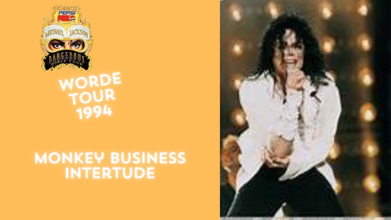 20 Michael Jackson - Monkey Business (Interlude) | Dangerous World Tour FANMADE