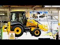 Jcb tractor factory  production fastrac end backhoe loaders