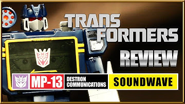 Takara Masterpiece MP-13 SOUNDWAVE & CONDOR LASERBEAK Transformers robot figure review