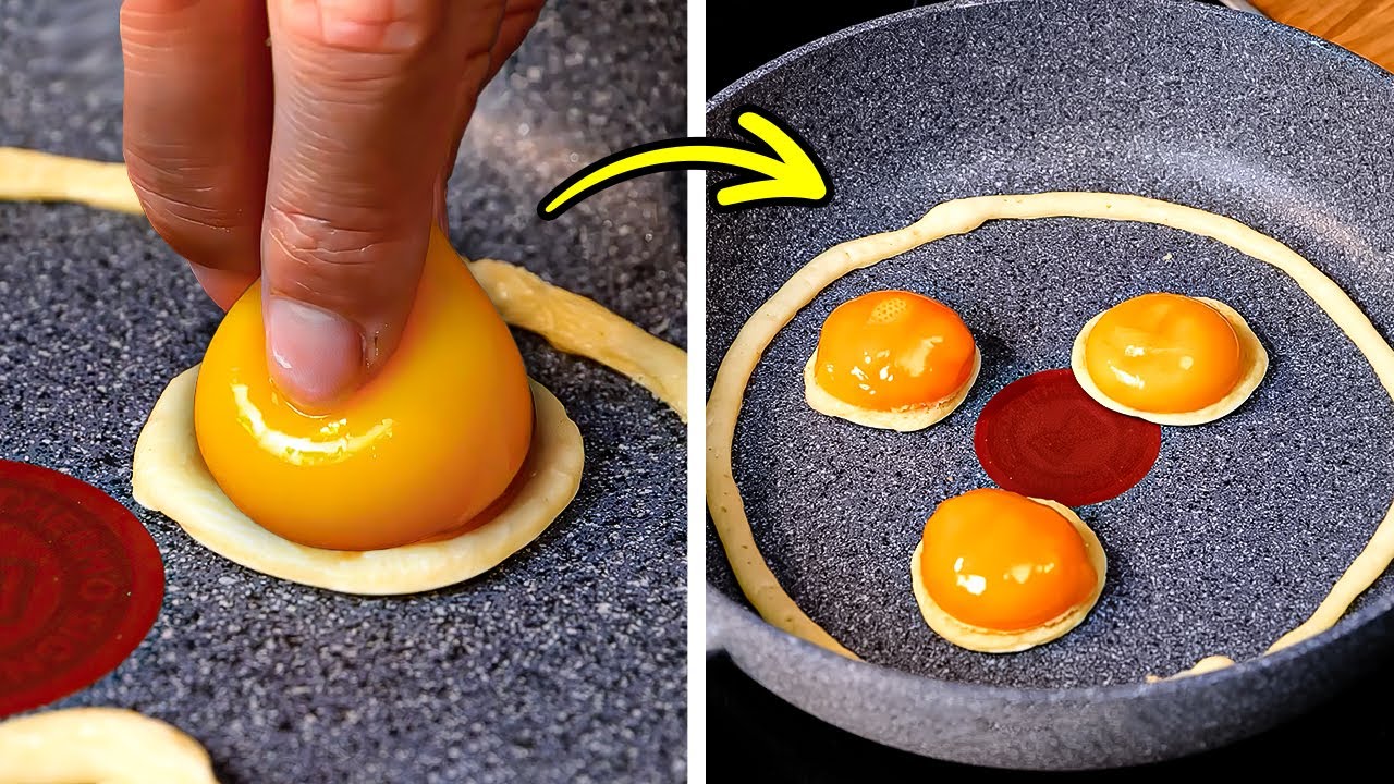 FOOD RECIPES WITH EGGS | Delicious Egg Ideas And Breakfast Hacks To Save Your Time At Kitchen