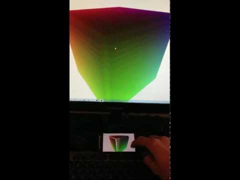 Android controlling desktop app over WiFi (Processing Sketch)