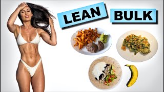 Full day of eating while lean bulking