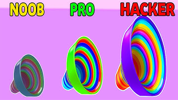 Level Up Circles - NOOB VS PRO VS HACKER