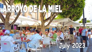 Benalmadena Arroyo De La Miel Walking Tour Malaga Spain July 2023 [4K]