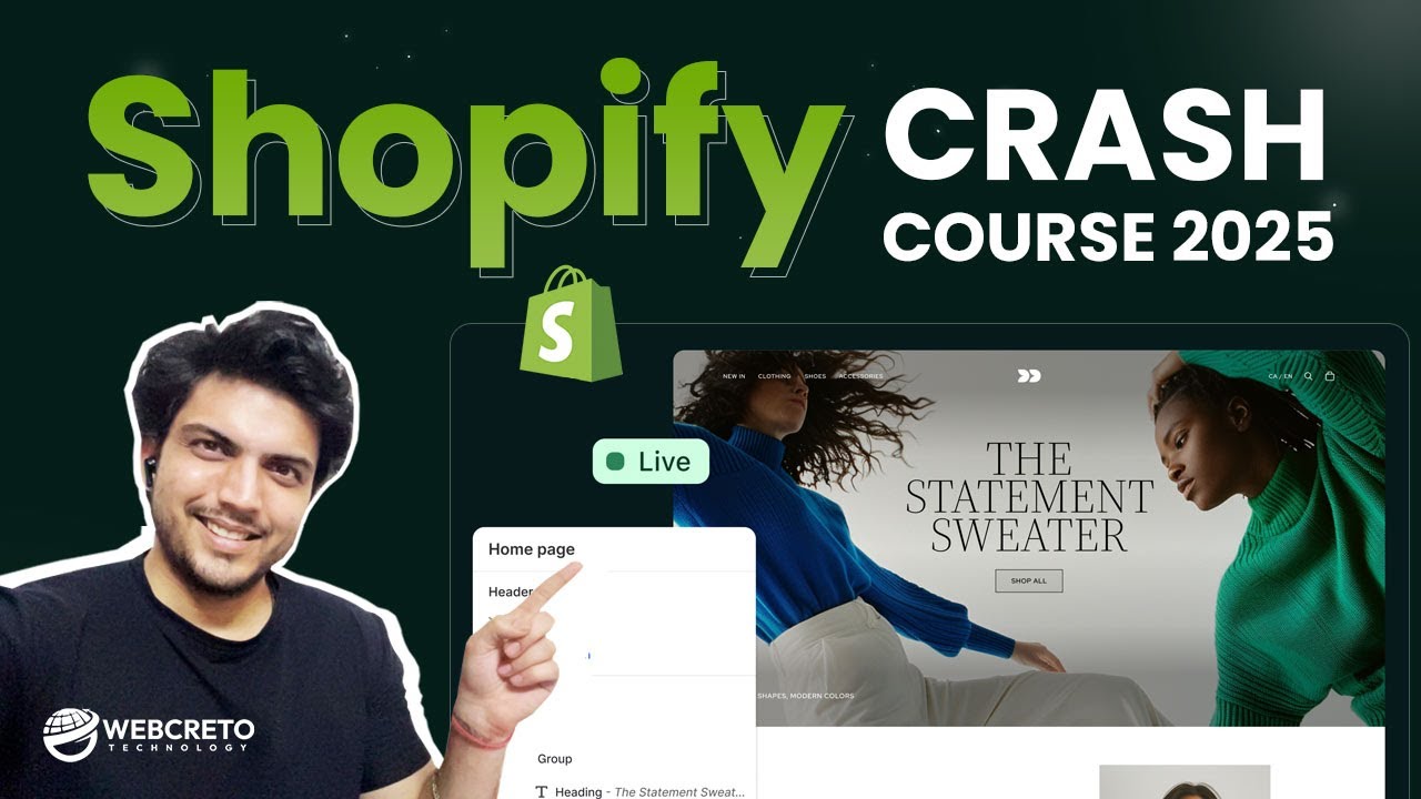 FREE Shopify Website Development Full Course (2025) 🔥 | Beginner to ...