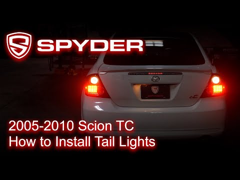 Spyder Auto Installation: 2005-2010 Scion TC Tail Lights