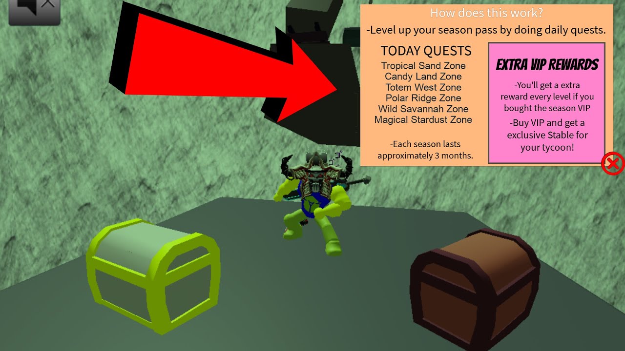 All Season Pass Quests In Creature Tycoon New Mine Area Youtube - roblox creatures tycoon zones