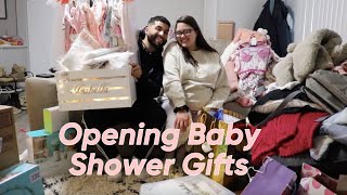 OPENING OUR BABY SHOWER GIFTS!!