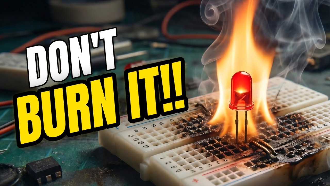 How to Power an LED with a Battery - YouTube