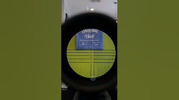 Scope on Barnett Whitetail Hunter Crossbow! 4x32 Multireticle scope