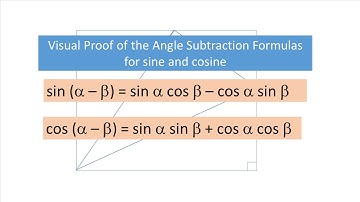 Angle Subtraction Proof