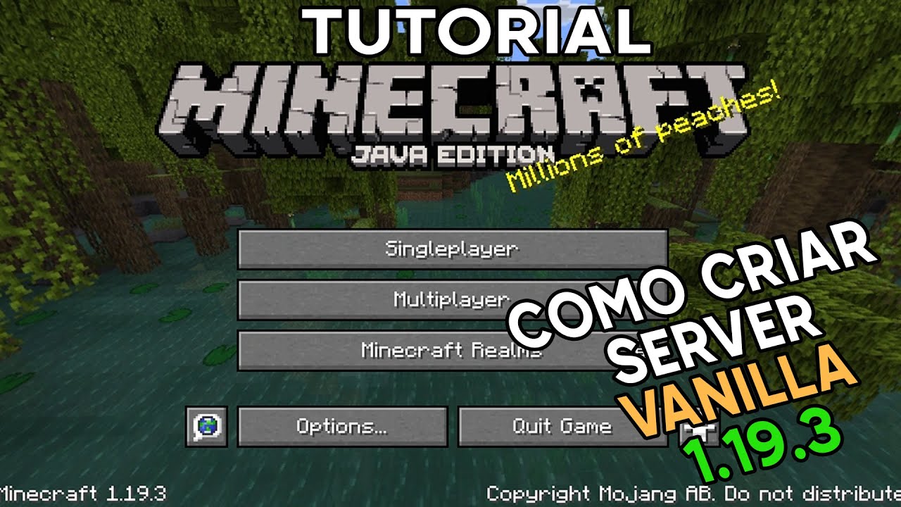 COMO CRIAR SERVER MINECRAFT 1.19.3 (OU ALL VERSIONS) - HOW TO CREATE ...