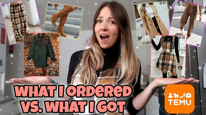HUGE TEMU HAUL | 2025 AUTUMN CLOTHING TRY-ON HAUL | WHAT I ORDERED VS WHAT I GOT