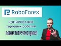 RoboForex - как запустить копирование торговых роботов. Полная инструкция